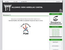 Tablet Screenshot of ajac.judocantal.com